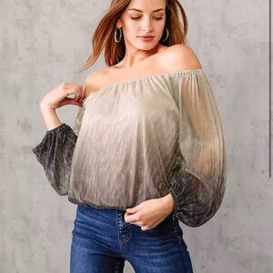 Willow & Root dressy crop top